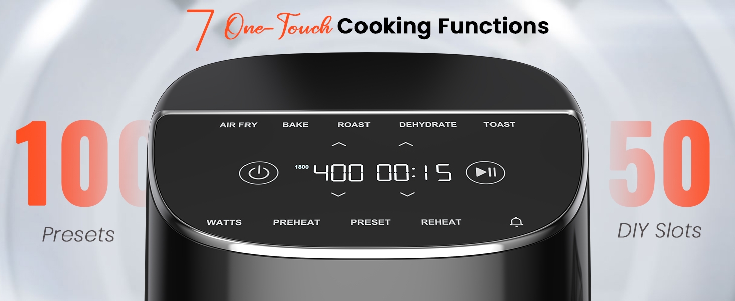 air fryer toaster oven combo airfryer non toxic pfas free 8 qt quart