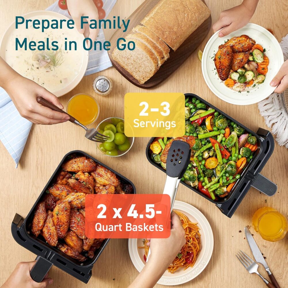 COSORI Dual Air Fryer 9Qt - Image 6