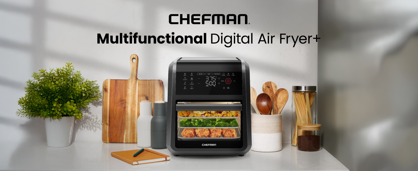 Multifunctional digital airfryer