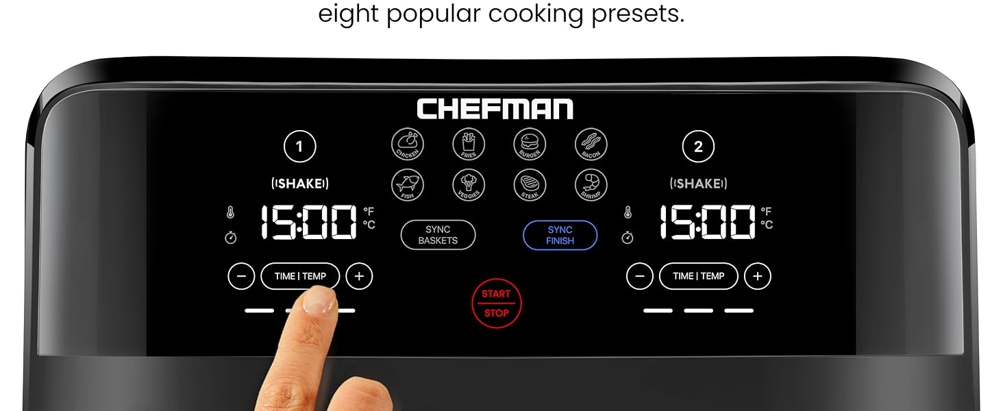 8 Popular cooking presets