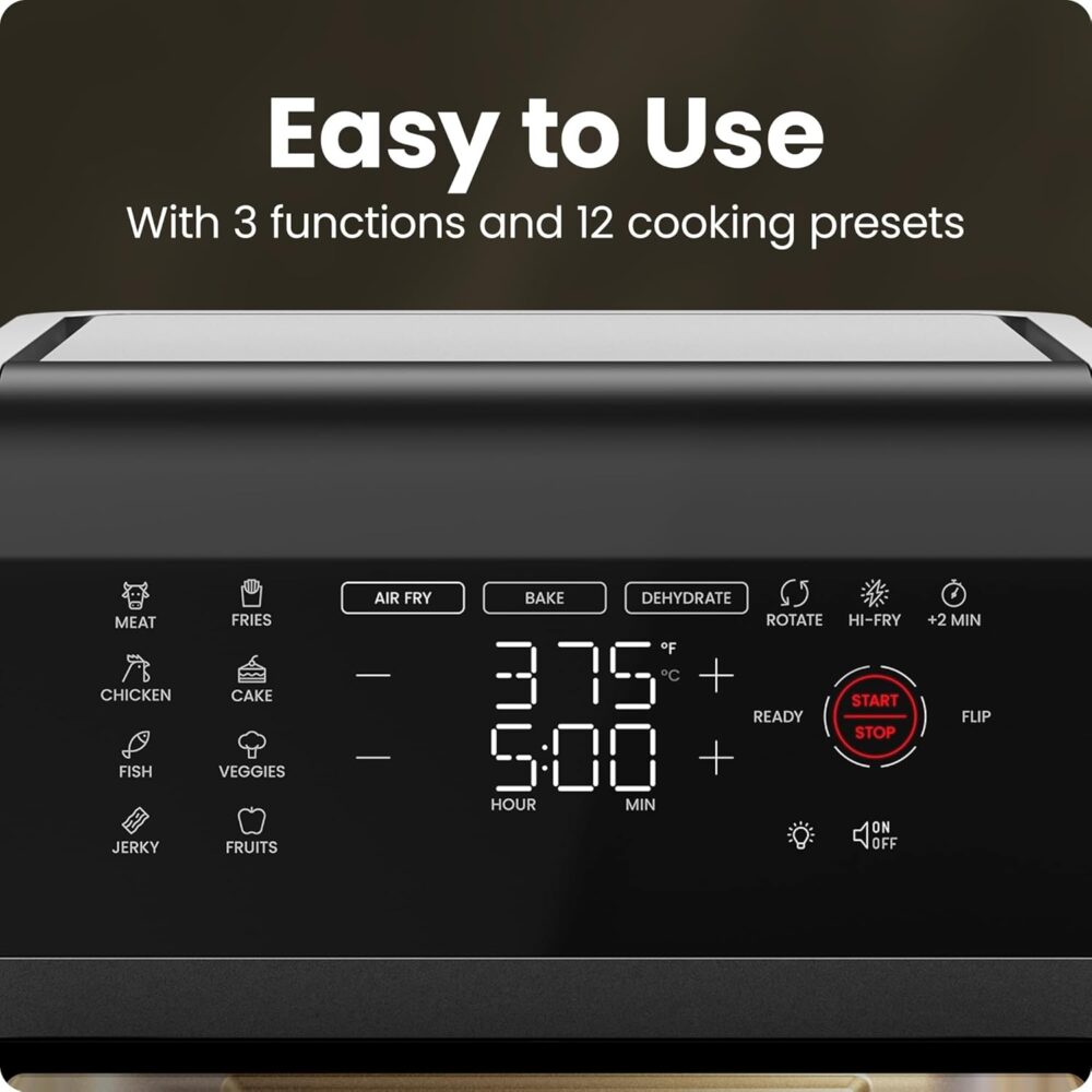 Chefman 12-Quart 6-in-1 Air Fryer - Image 6
