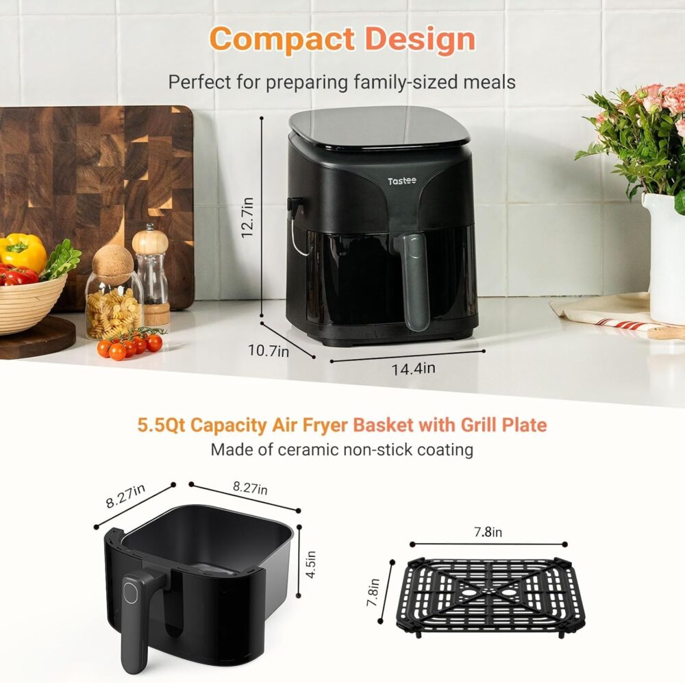 Tastee Ceramic Air Fryer - Image 2