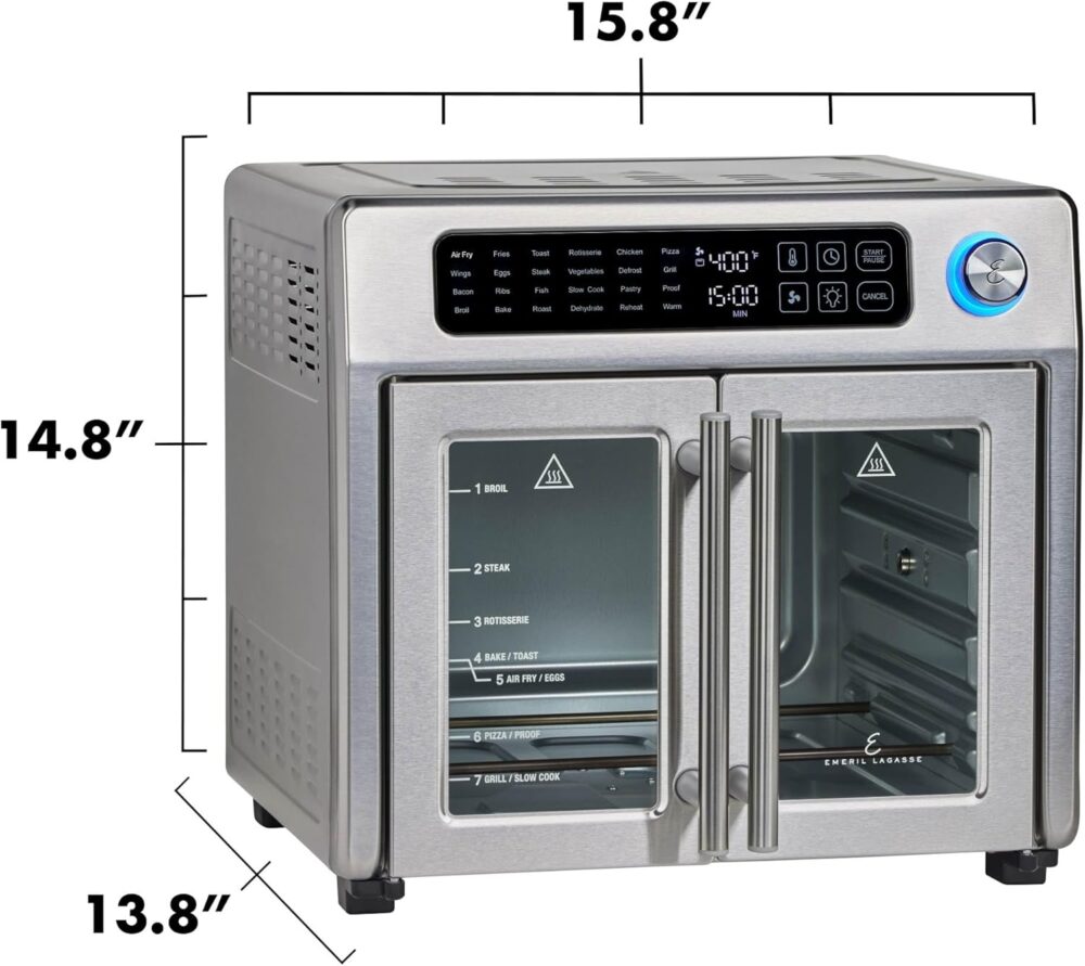 Emeril Lagasse Extra Large French Door Air Fryer - Image 3