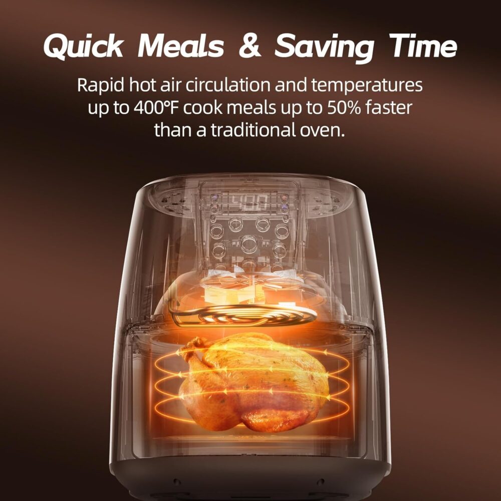 6.0 QT Large Digital Air Fryer - Image 5