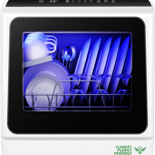 EUHOMY Countertop Portable Dishwasher