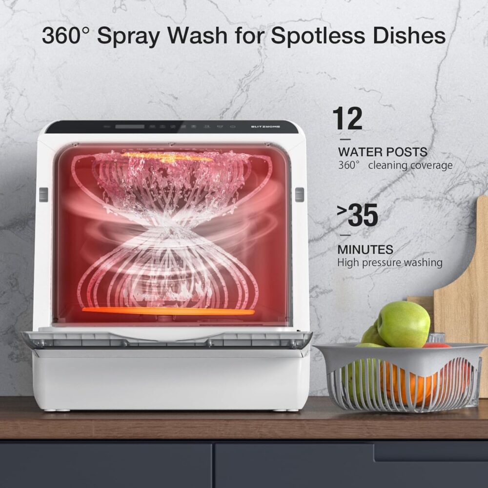 BLITZHOME WIFI Portable Dishwasher - Image 5