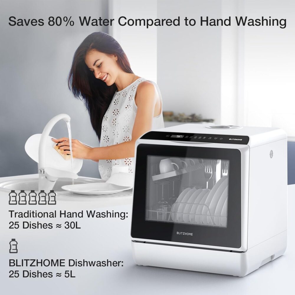 BLITZHOME WIFI Portable Dishwasher - Image 8