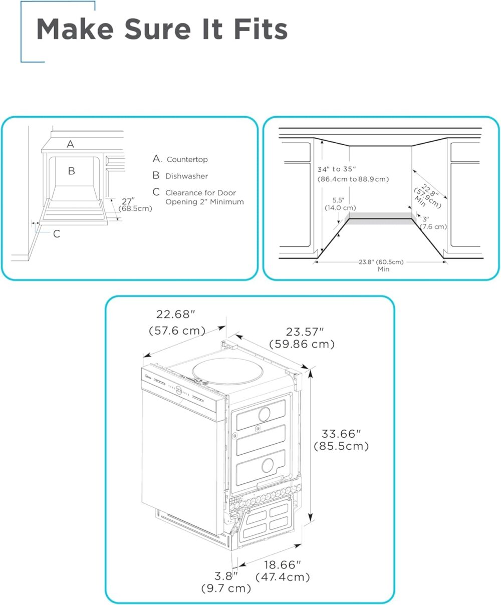BLACK & DECKER BCD6W Portable Countertop Dishwasher - Image 3