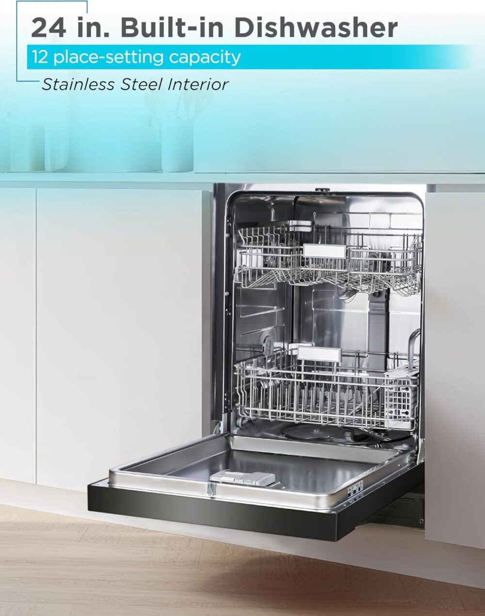 BLACK & DECKER BCD6W Portable Countertop Dishwasher - Image 4