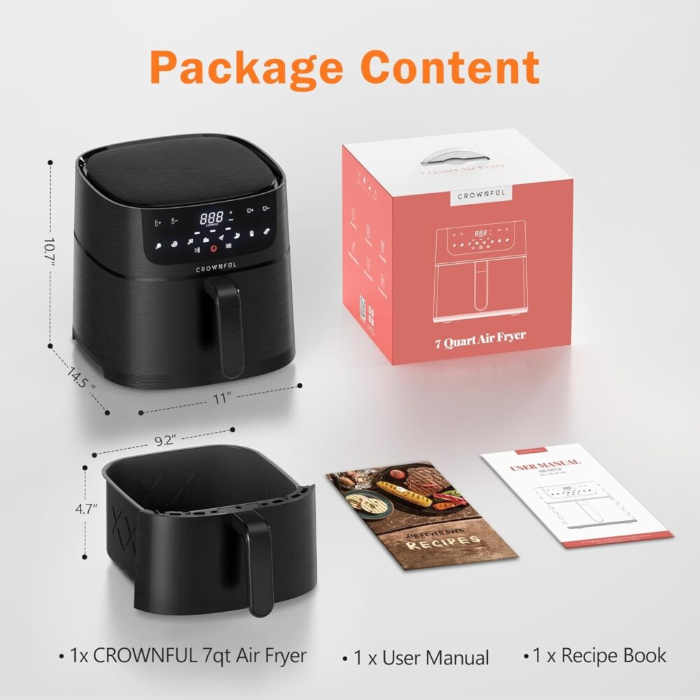 CROWNFUL 7 Quart Air Fryer - Image 2