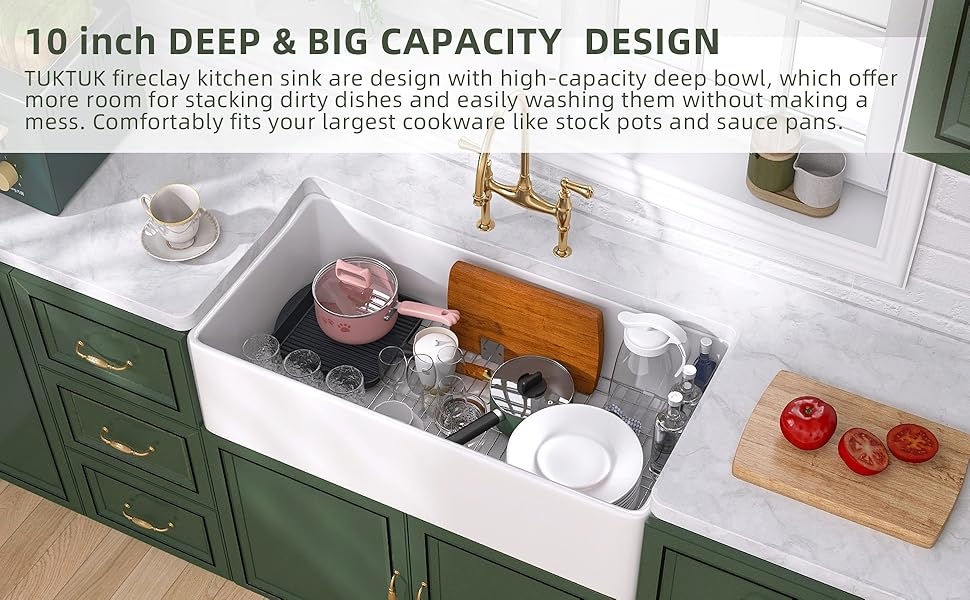 33 inch farmhouse sink