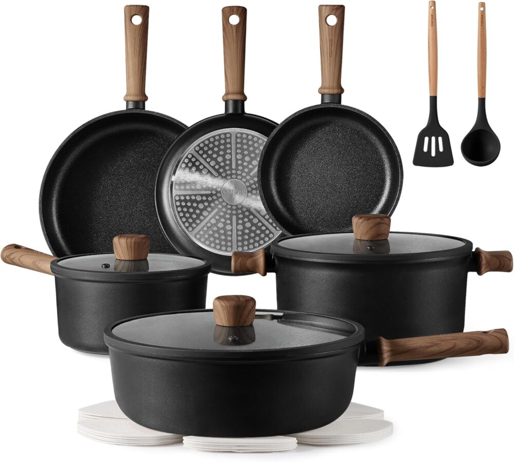 CAROTE Nonstick Cookware Set
