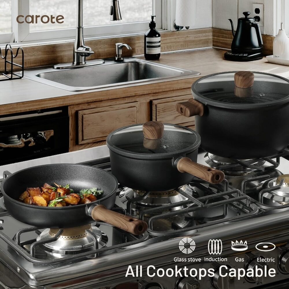CAROTE Nonstick Cookware Set - Image 5