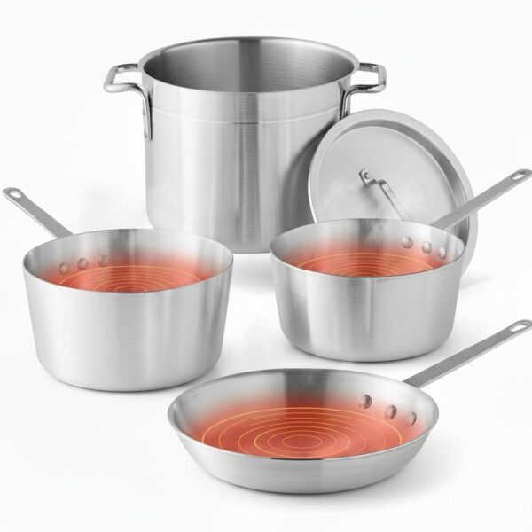 5-Piece Aluminum Cookware Set