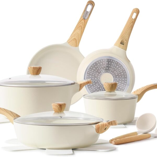 SENSARTE Ceramic Cookware Set