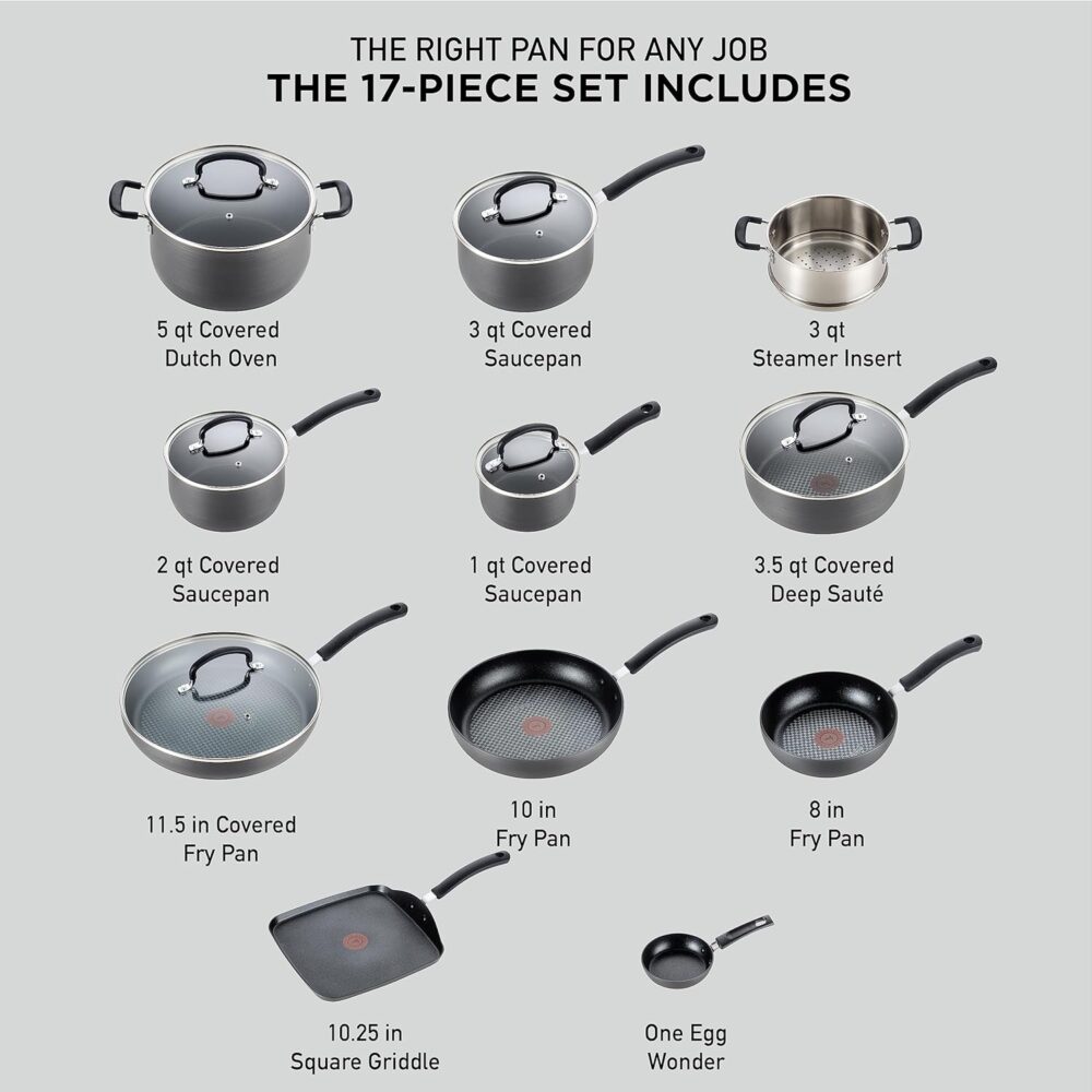 T-Fal Ultimate Nonstick Cookware Set - Image 2