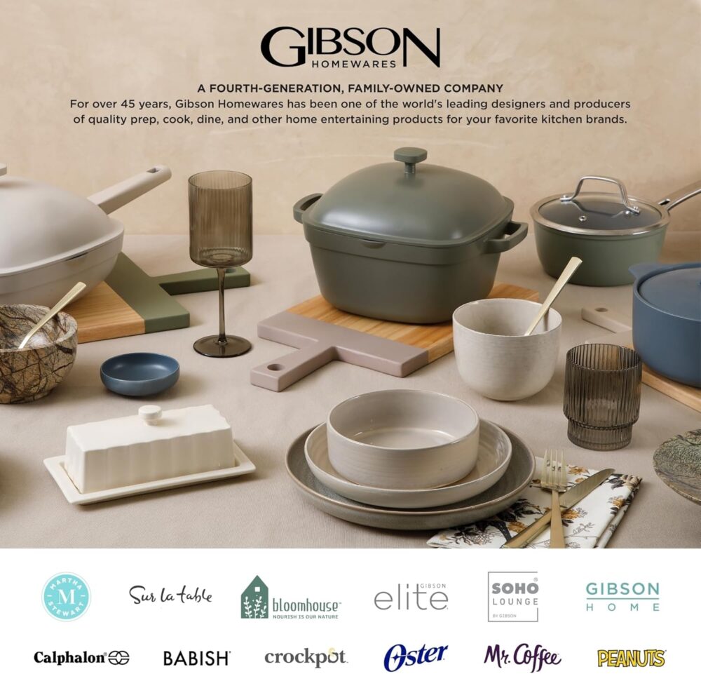 Gibson Home Rockaway 12-Piece Dinnerware Set Service for 4, Grey Matte - - Image 7