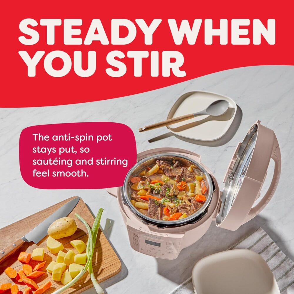 Instant Pot 4QT RIO Mini 7-in-1 Multi-Cooker, Pressure Cooker, Slow cook, Sauté, Steam, Rice Maker, Yogurt, & Warmer, Rosewater, 4 Quarts - Image 6