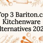 Decorative hand drawn kitchen tools frame title area