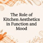 Decorative title card illustration for kitchen aesthetics article