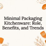 Decorative minimal packaging title card illustration