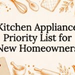 Stylized kitchen appliance title card illustration