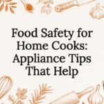 Decorative title card illustration for food safety article