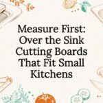 Decorative sink cutting board title card