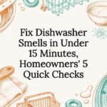 Dishwasher cleaning title card illustration
