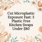 Decorative plastic free kitchen swap title card