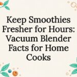 Decorative smoothie vacuum blending title card