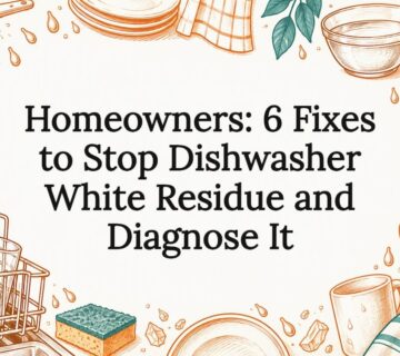 Dishwasher residue troubleshooting title card
