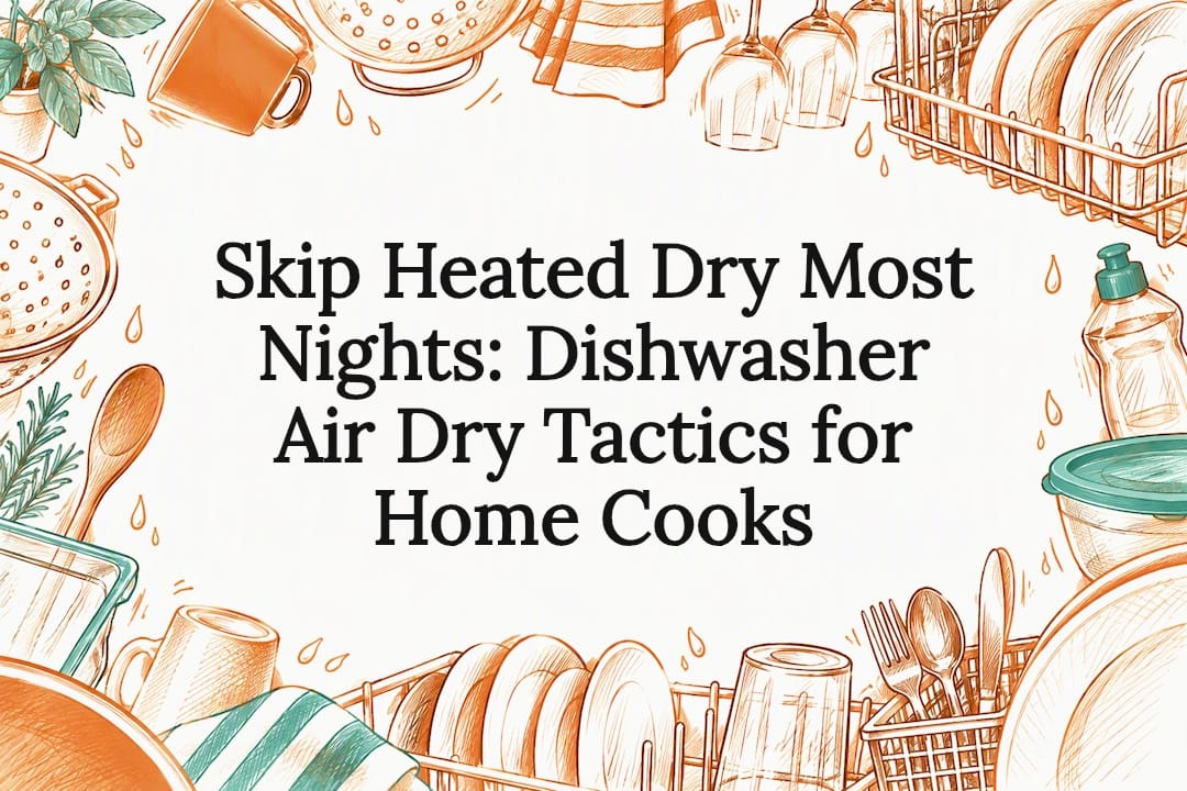 Dishwasher themed illustrated title card