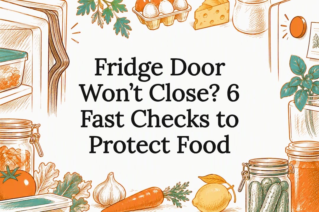 Hand drawn refrigerator gasket and magnet title card