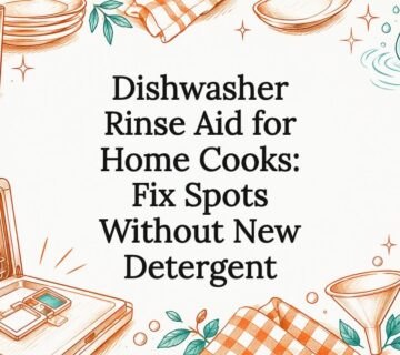 Hand drawn rinse aid title card