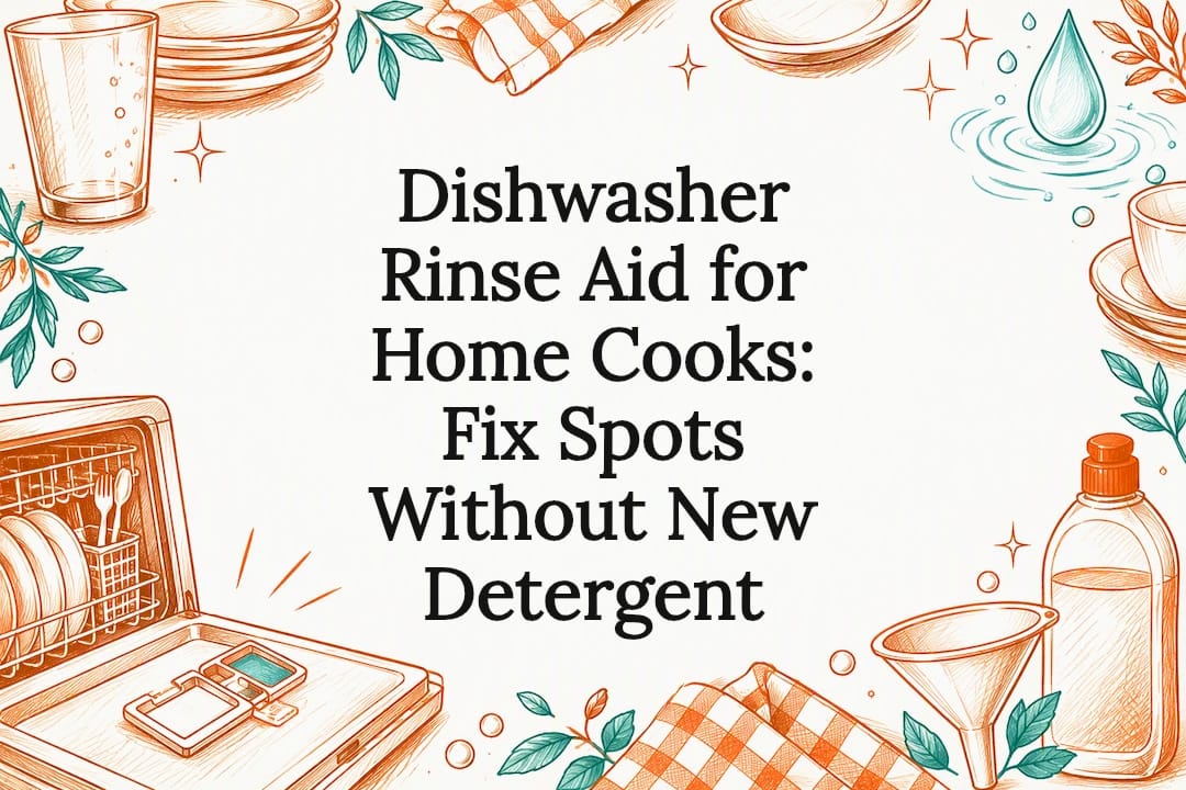 Hand drawn rinse aid title card