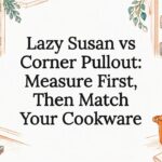 Kitchen storage title card with sketched cookware