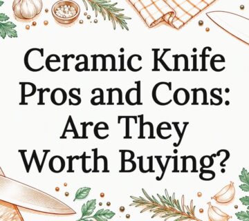 Ceramic knife article title card illustration