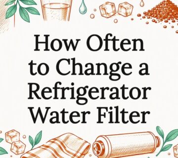 Sketches of a filter, water, and ice
