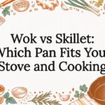 Hand drawn wok and skillet title card