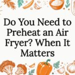 Air fryer preheating title card illustration
